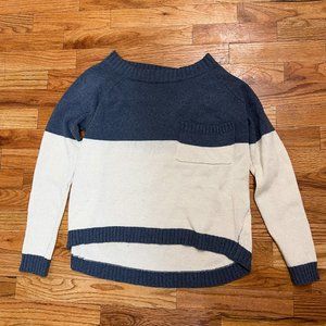Women's Color Block Sweater, Size M